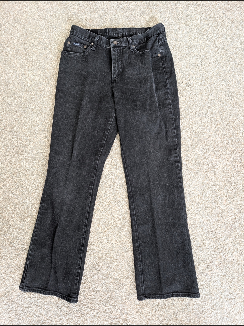 Vintage 90s/Y2K Lee Riders Black High Rise Jeans - Size 12